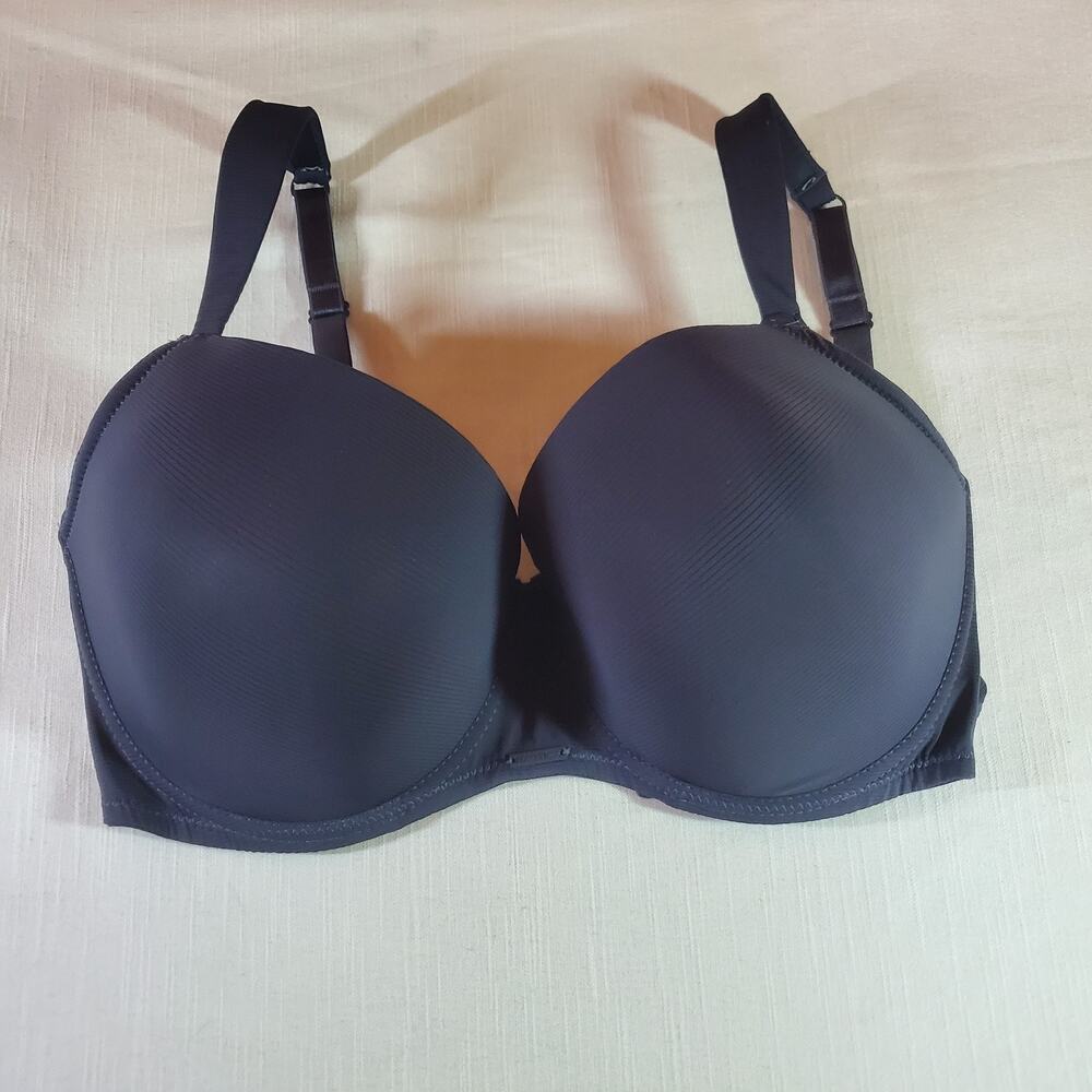 Nautica Womens Bra Size 40DD Blue T-Shirt Underwire Padded Contour Full Coverage